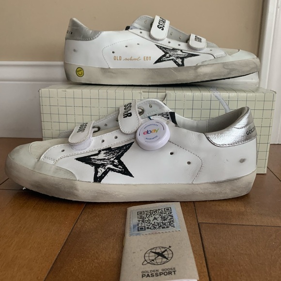 Brand New Golden Goose Old School Penstar w/box & passport sz 40 - Picture 2 of 4